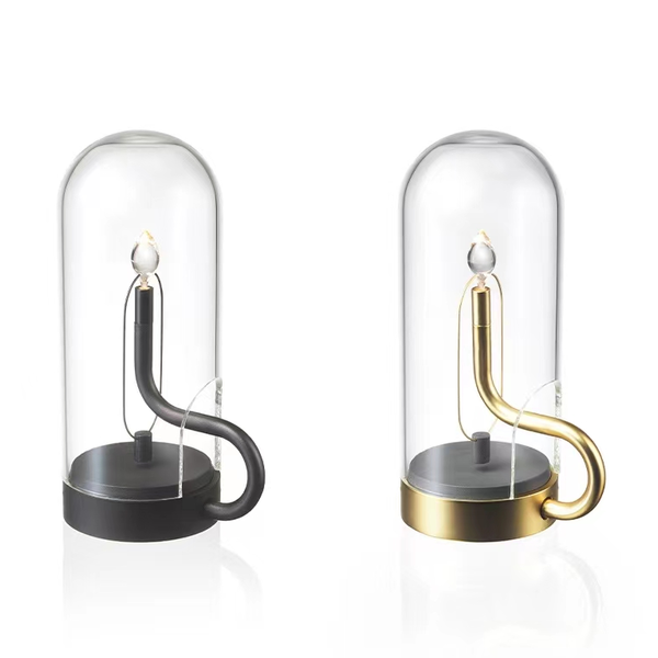 LedLight Premium Rechargeable LED Lamp 1802 (Aluminum + Glass)